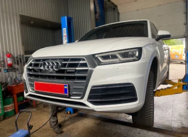 Проточка тормозных дисков Audi Q5 в Харькове. Проточка гальмівних дисків Audi Q5 в Харкові
