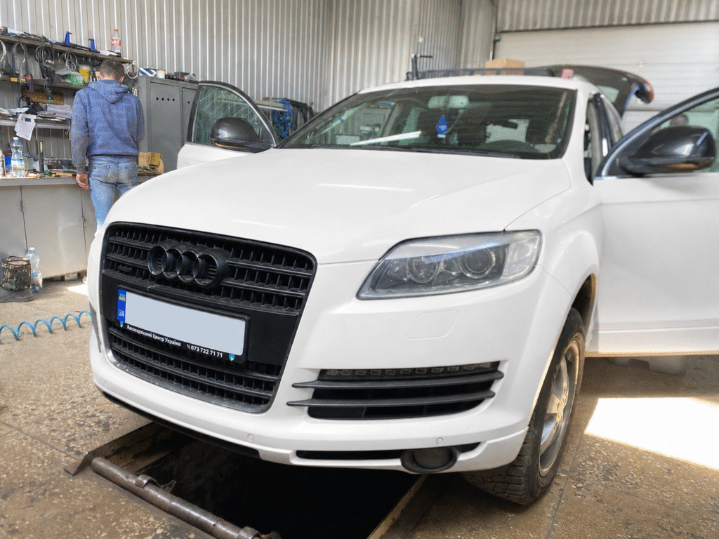 профилактика панорамной крыши Audi Q7